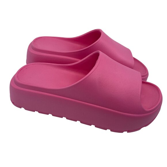NEW Platform Slides for Women EVA Thick Sole Slippers Non Slip Outdoor Sandals - Picture 7 of 8